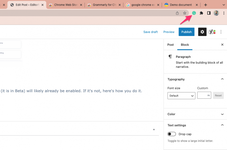 How to add Grammarly to Google Docs EditorNinja