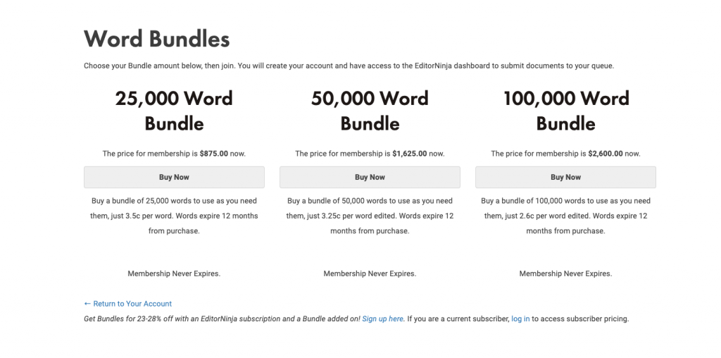 Introducing Word Bundles - EditorNinja