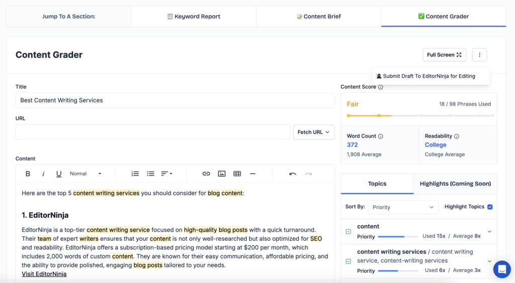 Announcing Our Partnership with Content Harmony - EditorNinja